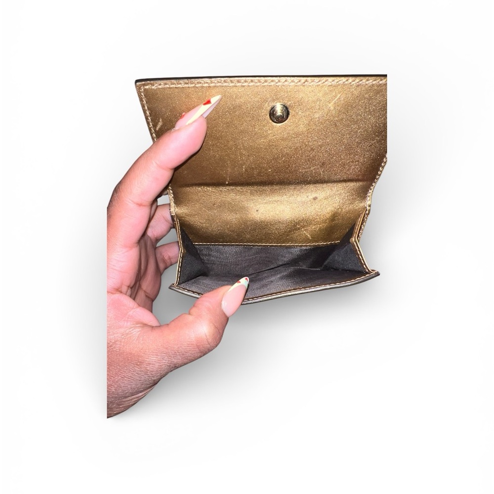 Gucci Guccissima copper leather GG heart French wallet. - Picture 4 of 7